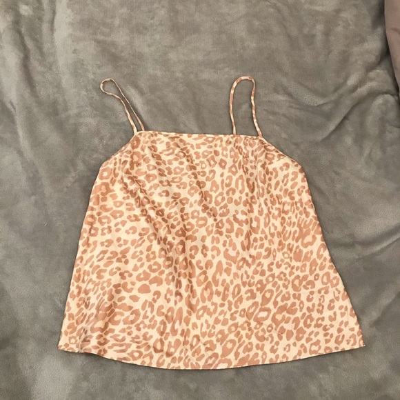 Victoria’s Secret Satin PJ Top 💛🐆 - Picture 1 of 6